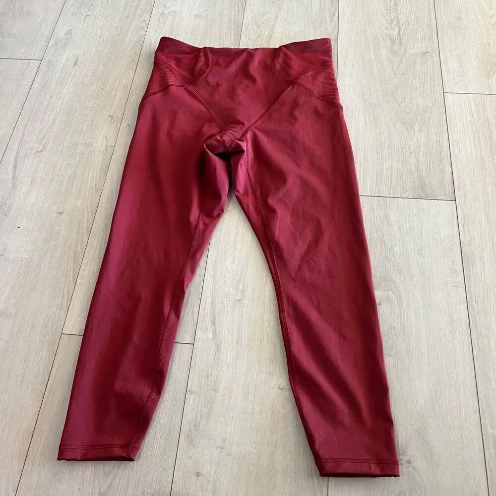 Savage X Fenty Maroon Leggings Size 2XL